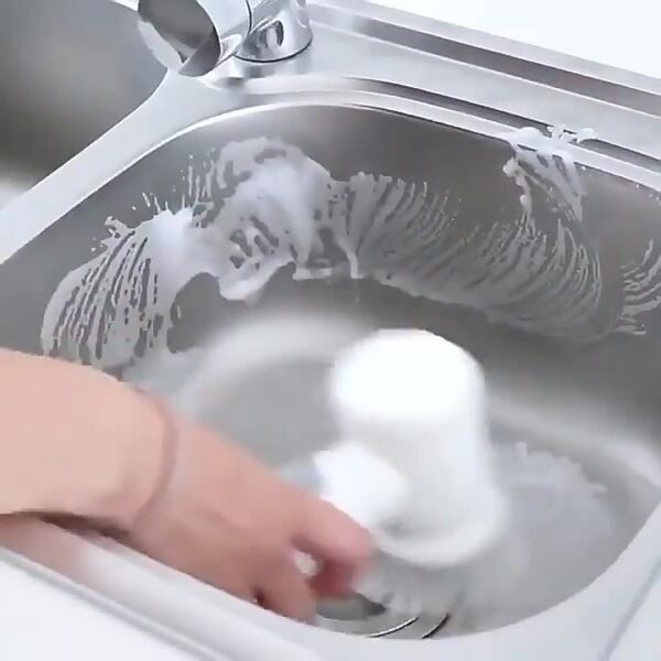 2024 New Electric Spin Scrubber,Bathroom Cleaning Brush Power Scrubber With 5 Replaceable Brush Heads, Electric Cleaning Brush - Image 5
