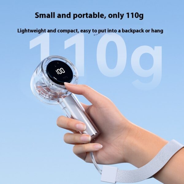 Handheld Fan Portable Portable Mini Charging Small Electric Fan - Image 3
