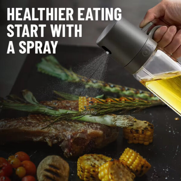 Kitchen Glass Oil Sprayer Bottle Olive Oil Sprayer Mister Spray Oil Dispenser Oil Jar Cruet BBQ Baking Picnic Kitchen Tool - Image 6