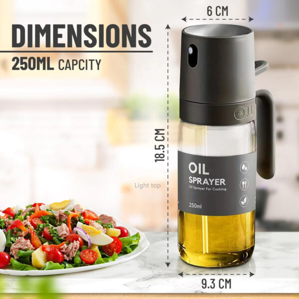 Kitchen Glass Oil Sprayer Bottle Olive Oil Sprayer Mister Spray Oil Dispenser Oil Jar Cruet BBQ Baking Picnic Kitchen Tool - Image 3