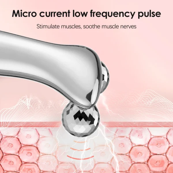 3D Massager Roller Micro-current Face Massager V Face Domestic Beauty Machine Double Chin Face Slimmer Face Lift Devices - Image 6