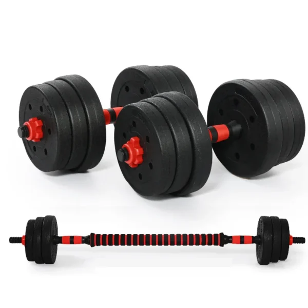 Dumbbell Bar with Barbell Buckle Barbell Bar Threaded Dumbbell Handles Powerlifting Fitness Equipment for Home Gym Accessories - Image 6
