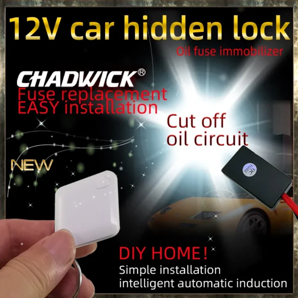 RFID Car Immobilizer Engine Lock Intelligent Anti-hijacking and Circuit Cut Off Automatically Lock Unlock Car Motorcycle Engine - Image 3