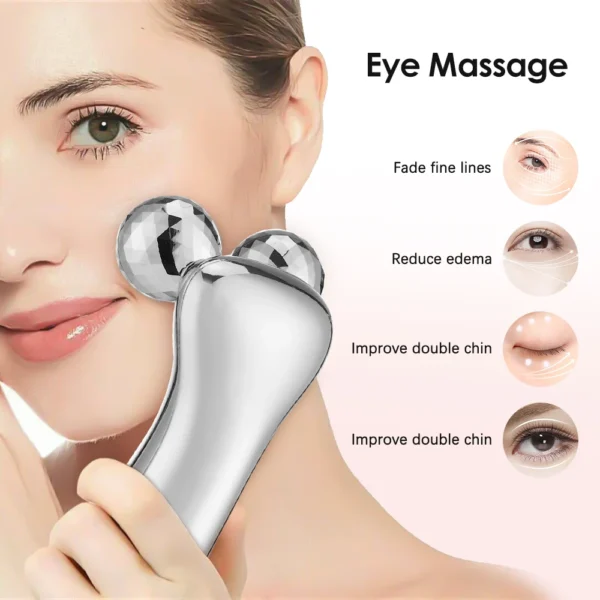 3D Massager Roller Micro-current Face Massager V Face Domestic Beauty Machine Double Chin Face Slimmer Face Lift Devices - Image 3