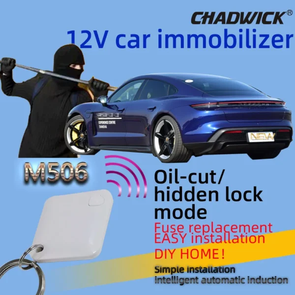 RFID Car Immobilizer Engine Lock Intelligent Anti-hijacking and Circuit Cut Off Automatically Lock Unlock Car Motorcycle Engine - Image 2