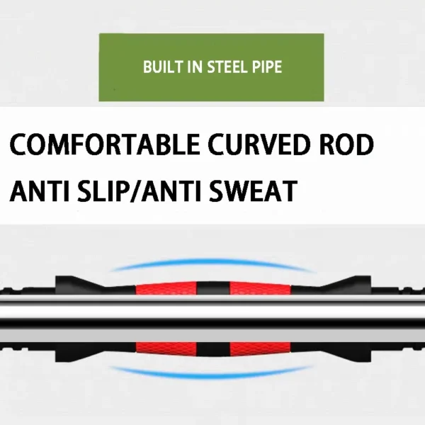 Dumbbell Bar with Barbell Buckle Barbell Bar Threaded Dumbbell Handles Powerlifting Fitness Equipment for Home Gym Accessories - Image 3