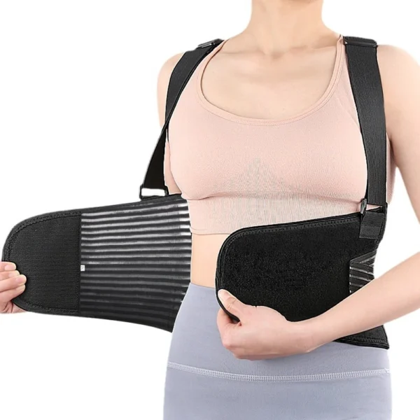 Back Brace Lower Lumbar Support for Heavy Lifting - Lower Back Support Belt - Adjustable Back Belt for Workout,Waist Pain Relief - Image 5